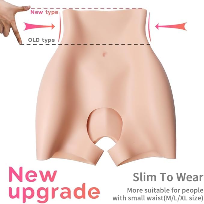 BINOT Silicone Butt Panties Huge Butt Enhance Open Crotch Panty Transgender Buttock HIPS Body Shaper Underwear for Cosplay4