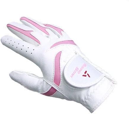 Paragon Golf Girls Rising Star Right Hand Golf Glove, White/Pink - Small