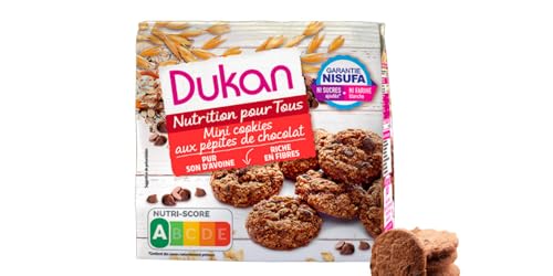 Dukan Mini Cookies de Son d'Avoine aux Pépites de Chocolat 100 g