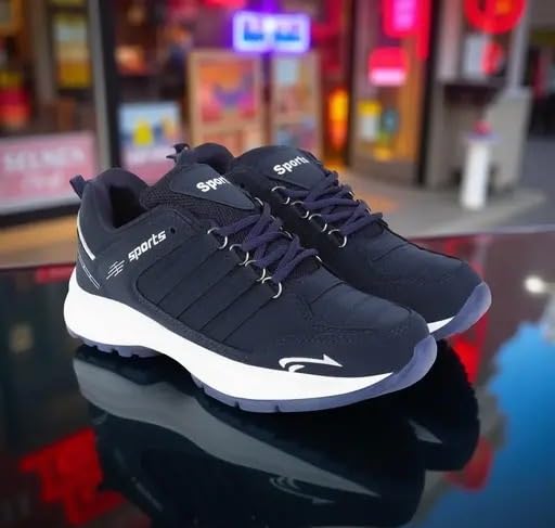 Image of Lightweight Breathable Sports Shoes for Men - Stylish Running, Walking, Gym, Training Shoes CRT 021
