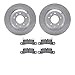 Dynamic Friction Company Rear Brake Rotors with 3000 Series Ceramic Brake Pads 6302-02045