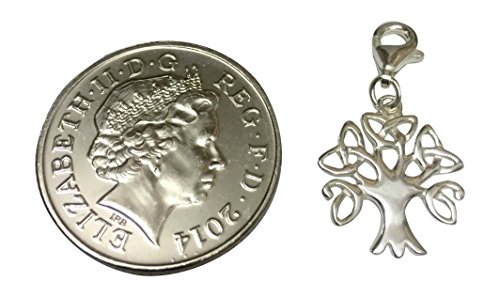 Ciondolo celtico in argento sterling, a forma di