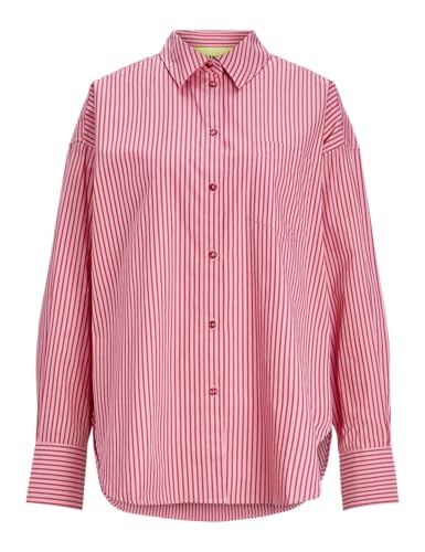 Chemise Femme JJXX Jxjamie Poplin décontractée à manches longues en coton blanc