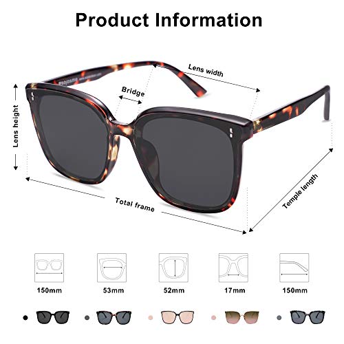 SOJOS Trendy Oversized Sunglasses for Women and Men - Image 6