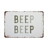 Design rétro vintage : Plaque en métal classique à l'esprit nostalgique, parfaite pour ajouter du caractère et du charme à n'importe quel espace. Qu'il s'agisse d'un avertissement ou d'un slogan amusant, chaque plaque présente des imprimés audacieux qui se démarquent et attirent le regard.