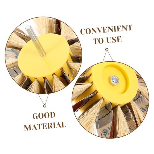 Roue de ponçage pour outil rotatif pour lisser les angles difficiles