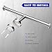 Double Toilet Paper Holder Wall Mount, Double Roll Toilet Paper Holders Brushed Nickel 304 Stainless Steel for Commercial Restroom & Bathroom, Silver