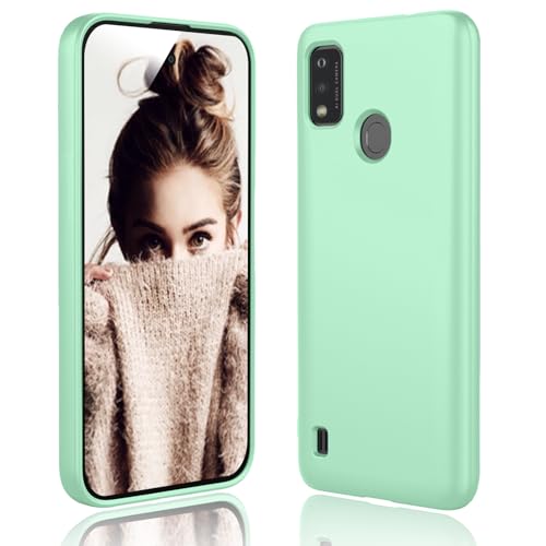 Cover ZTE Blade A51 + 3 Pellicole Vetro Temperato – Custodia Morbida TPU Antigraffio