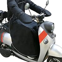 Cokomono Beinschutz Roller, Nässeschutz für Motorroller Scooter, universal Wetterschutz Regenschutz Winter für Rollerfahrer, schwarz