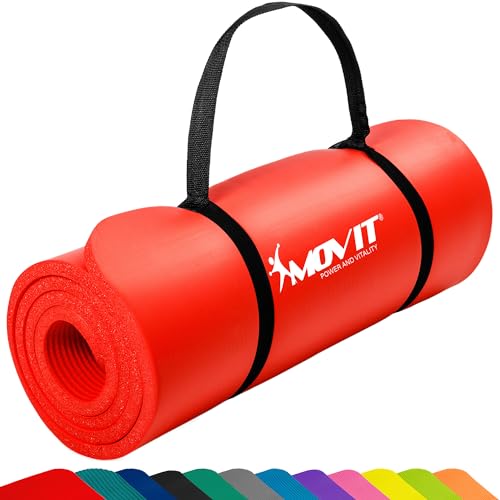 MOVIT Gymnastikmatte, hautfreundlich und phthalatfrei, in 3...