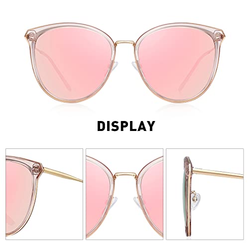 Vintage Polarized Cat eye sunglasses for Women Classic Oversized Cateye Sunglasses3