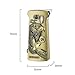 Butane Lighter Refillable Butane Windproof Torch Lighter with Bottle Opener and Flame Adjustment Suitable for Outdoor Camping BBQ(Gold)