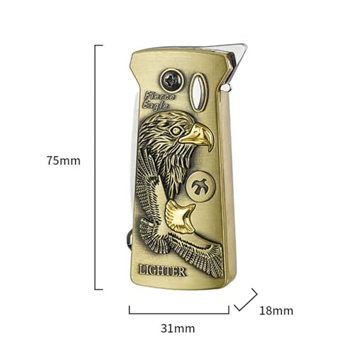 Encendedor de butano recargable con diseño resistente al viento miniatura 7