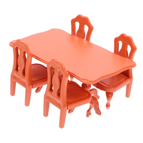 Milisten 2 Sets Mini Table and Chair Set for Toddlers Kids Resin Furniture Play Table and Chairs