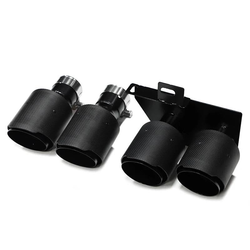Tuyau d'échappement quadruple carbone F10 pour diffuseur M5 MT