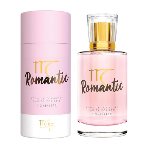 Maja, Agua de Tocador Romantic, Aroma Floral Amaderado, 100 ml
