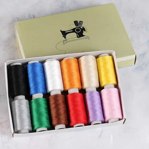 Set de hilo para coser de 12 colores miniatura 4