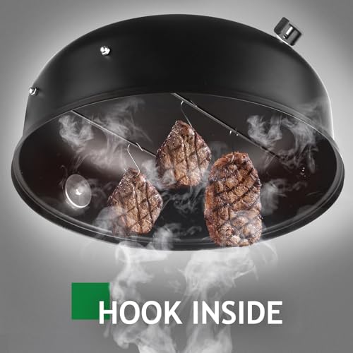 3in1 Portable Charcoal Smoker BBQ Grill 32" Outdoor Vertical Smoker