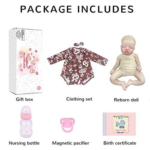Kaydora 20-inch Realistic Reborn Baby Girl Doll for Kids Age 3+