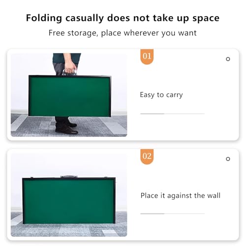 YHJLZNA Faltbarer Mahjong-Tisch,32" tragbarer Mahjong Spieltisch mit Schublade,Generisch Mahjong Tisch für Mahjong,Domino,Poker,Kartenspiel – Bild 4