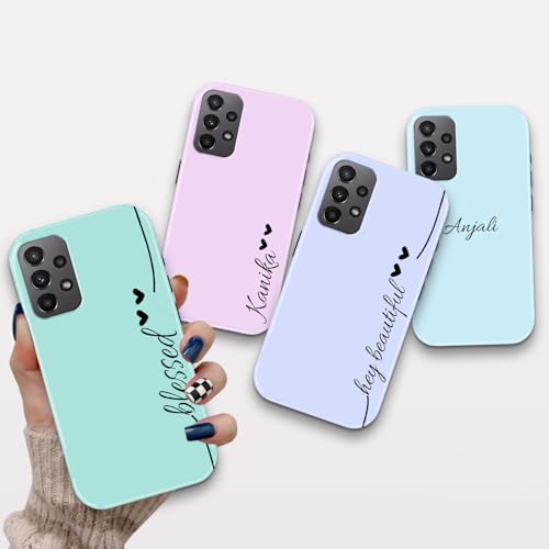 Image of COLORflow Back Cover Compatible with Samsung Galaxy A23 4G / A23 5G | Solid Color Customized | Glossy Armoured Bumper with Camera Protection Back Cover Compatible with Samsung Galaxy A23 4G / A23 5G