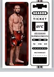 2023 Panini Chronicles #102 Abubakar Nurmagomedov Welterweight Contenders Season Ticket Official UFC/MMA Trading Card in Raw (NM or Better) Condition