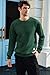 Dokotoo Men Mens Fashion Sweatshirts Fall Winter Clothes Long Sleeve Lightweight Thin Shirt Geometric Texture Dressy Crewneck Pullover Sweaters Olive Green X-Large
