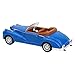 TOYANDONA Modelo de Coche Vintage Modelo de Coche Retro Juguete Vehículo Fundido Figura de Coche Clásica Coleccionable para Niños Adultos Regalo Amante del Coche Presente Azul