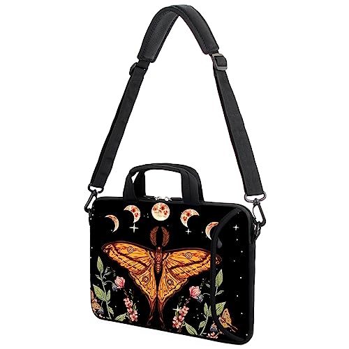 13" laptop bag laptop sleeve chromebook case adjustable shoulder strap with handle accessory pocket for men women (RYD-13-4)4