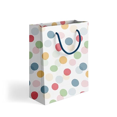 حقيبة هدايا مينترا (نقاط متعددة الألوان) 10x11,5 سم