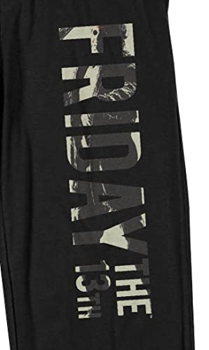Bioworld Friday The 13th Jason Men's Black Sleep Pajama Pants2