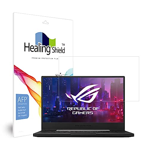 Healingshield �X�L���V�[���t���ی�t�B���� Screen Protector Oleophobic AFP Clear Film Compatible with ASUS ROG Zephyrus M