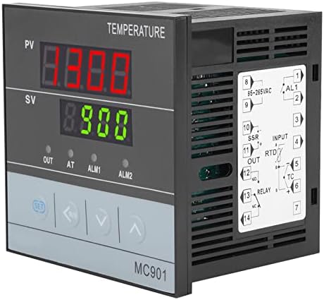 MC901 Digital PID Temperature Controller -169℃~1300℃, Temperature...