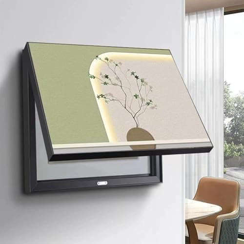 Wall Mounted Electrical Panel Cover - Decorative Fuse Box Cabinet for Hidden Circuit Breaker, Modern Design (40x30cm) - Stylish Wall Art & Circuit Protection Solution