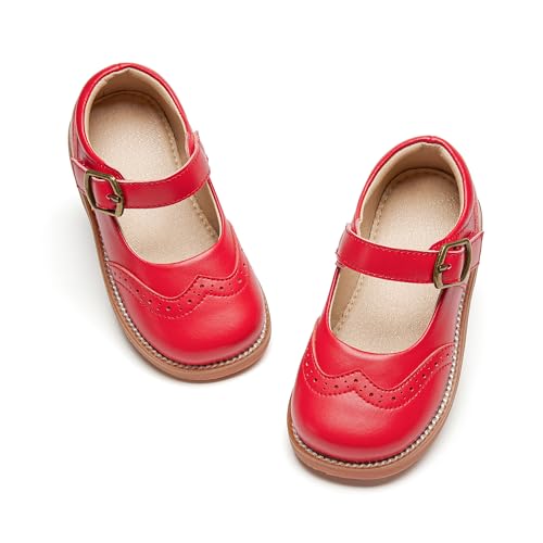 Image of Otter MOMO Toddler /Little Girls Mary Jane Slip-on School Uniform Party Dress Shoes
