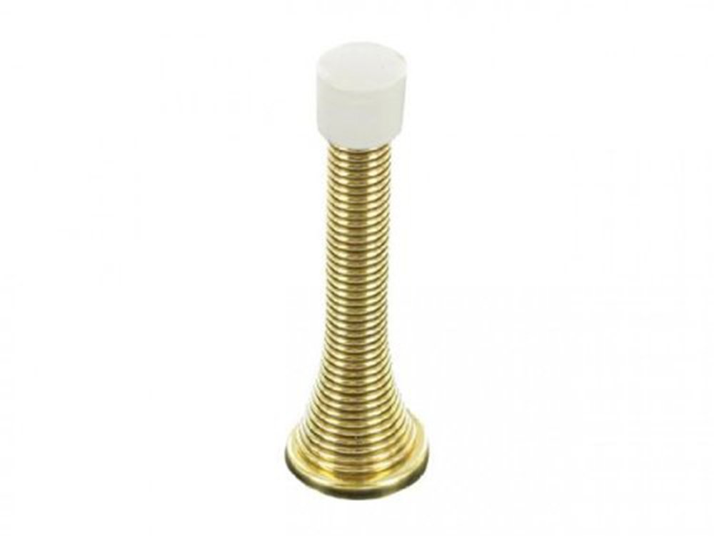 SEC Brass Spring Door Stop S2571