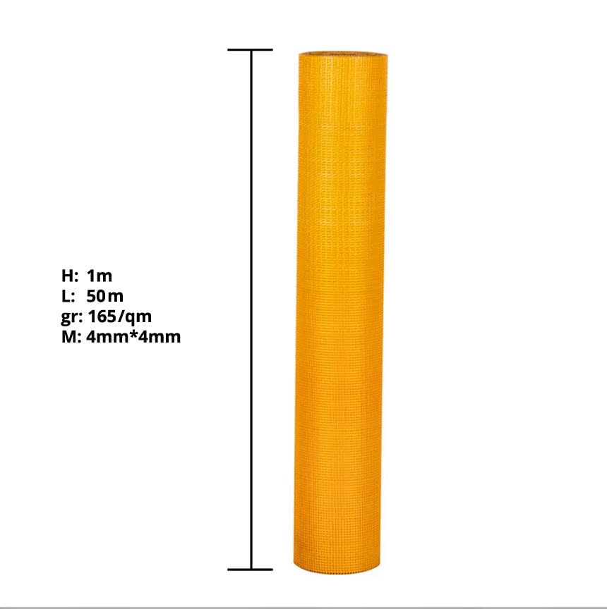 Eikuavons Armierungsgewebe 1x50m - 160g/m² Glasfaser Für Putz