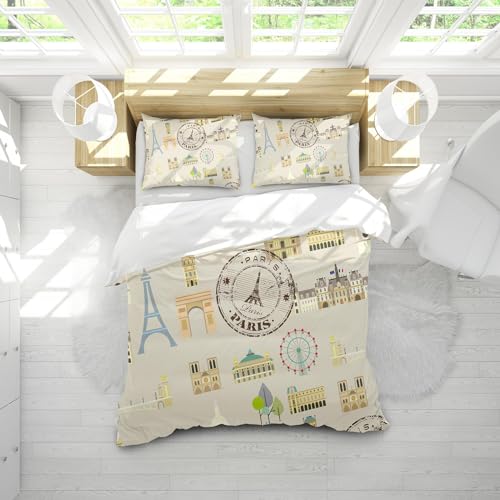 Housse de Couette Dessin Animé Évite la Transpiration Lit Enfant