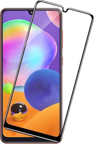 Image of EitanshaKart Military-Grade Tempered Glass Screen Protector Compatible for Samsung Galaxy A31 4G with Edge to Edge Coverage and Easy Self Installation kit (Samsung Galaxy A31 4G)