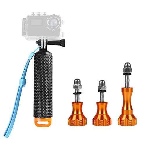 Impugnatura Galleggiante TIMNUT Per Action Cam – Monopiede Subacqueo Con Scomparto Stagno, Presa Antiscivolo – Galleggia E Previene L'Affondamento – Per Surf, Snorkeling E Immersioni