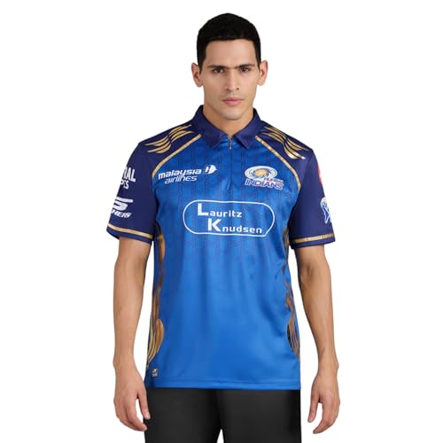 Mumbai Indians 2026 Men Official IPL Fan Jersey (US Alpha Medium Regular Regular)