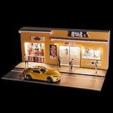 居酒屋 1:64 USB点灯可能 店舗 街路 装飾車道 情景コレクション ジオラマ 建築模型 教育 DIY 装飾 趣味養成