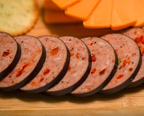 Dan The Sausageman’s Classic 100% Beef Roasted Garlic Summer Sausage, Shelf Stable And Ready To Eat On The Go. Gluten Free #TOP1