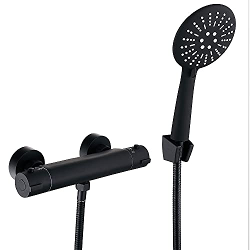 Ensemble de douche en cuivre robuste pour mitigeur eau chaude/froide - 2