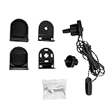 Blindecor | Kit de Mecanismo para Cortinas Enrollables | Compatible con Tubos de 38 mm - Negro | Caja mecanismos de sustitución Completo