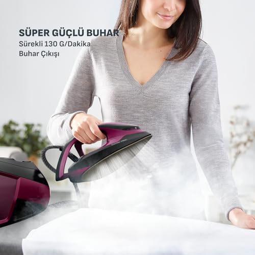 Tefal Express Vision SV8152 - Central de vapor, potente potencia de vapor, fácil visión LED para una excelente visión, tecnología sin configuración, depósito de agua 1,8 L, fabricado en Francia - imagen 2