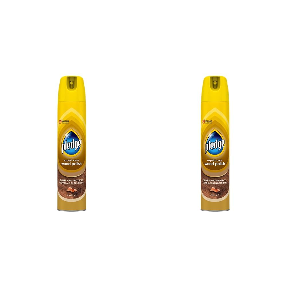 pledgeFurniture Polish Wood Classic 250ml (Pack of 2)
