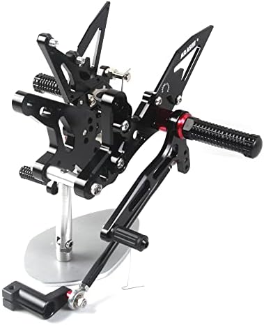 Arashi (Version 2.2) Rearsets for Kawasaki Ninja 400 / Z400/ EX400 / ABS/KRT Edition 2018-2023 Motorcycle Accessories Adjustable Footrests FootPegs Rear Sets Black 2019 2020 2021