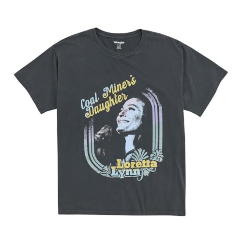 T-shirt Wrangler Loretta Lynn femme haut ample vintage vetement mode retro chic