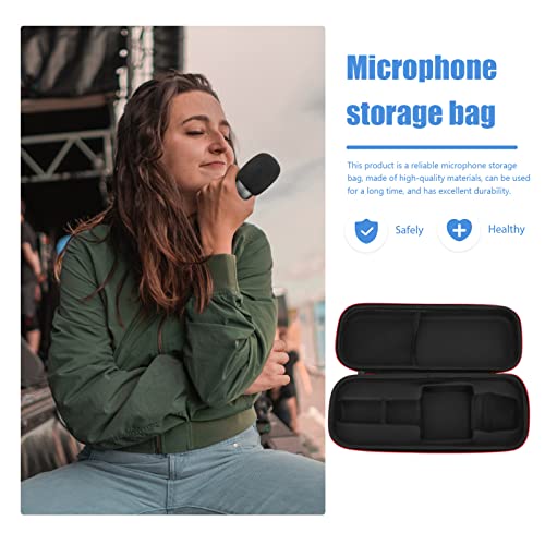 Cabilock Saco De Armazenamento De Microfone Maleta Para Microfone Bolsa Rígida Para Microfone Vários